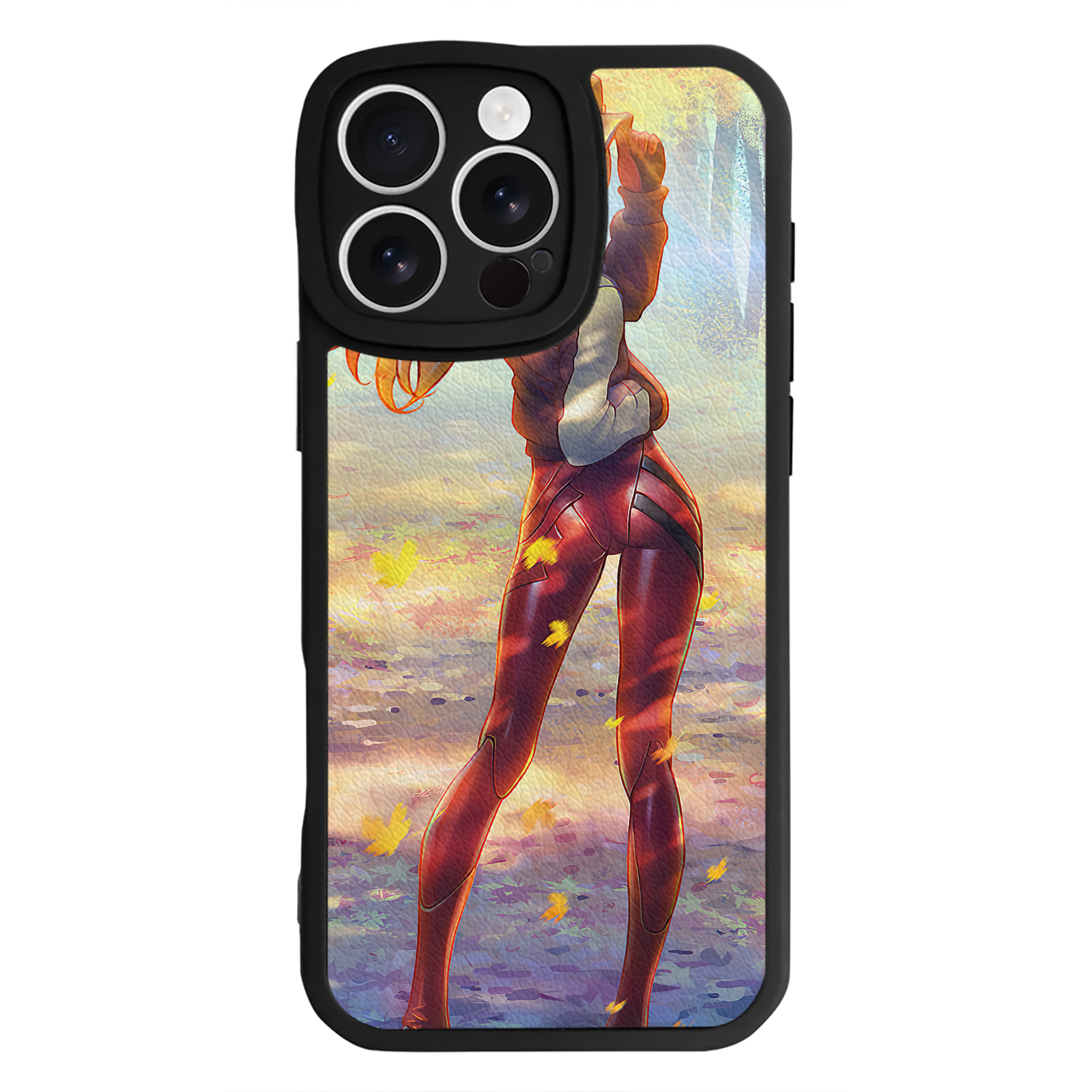 （画像用） EVA 新世紀エヴァンゲリオン 【iPhone 16シリーズ対応】シリコンスマホケース（レザー調） 材質：シリコン